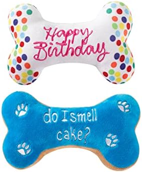 FRINGE STUDIO Birthday Bone Cookies Pet Toy (289332), Multicolor - Image 2
