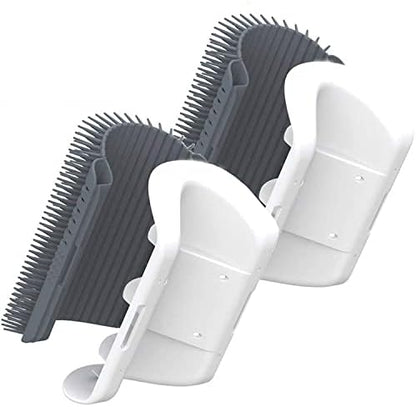 3.0 Softer Cat Self Groomer with Catnip, Dog Cat Corner Groomer Comb by WWVVPET