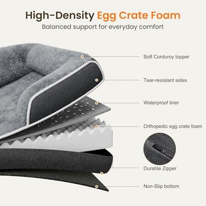 Orthopedic Dog Bed for Extra Large Dogs, 45"x30" XL Dog Couch Bed - Image 5