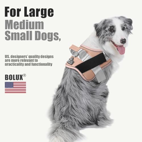 Dog Harness, No-Pull Reflective Dog Vest, Breathable Adjustable Pet Harness with Handle for Outdoor Walking - No More Pulling, Tugging or Choking - Image 5