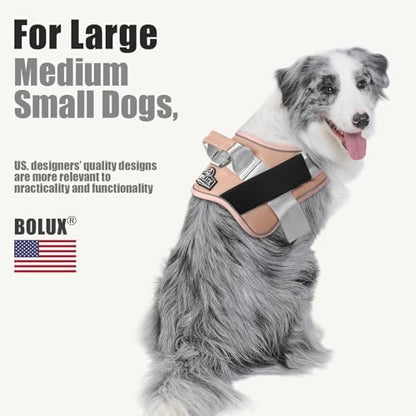 Dog Harness, No-Pull Reflective Dog Vest, Breathable Adjustable Pet Harness with Handle for Outdoor Walking - No More Pulling, Tugging or Choking - Image 5