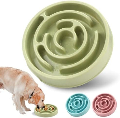 Slow Feeder Dog Bowls,Puzzle Dog Bowl with Anti-Slip, Slow Feeder & Non-Slip Design, Boredom and Anxiety Reducer, Suitable for All Breed Dogs and Cat by Unknown