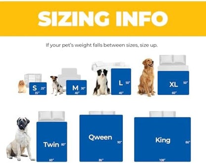 Sunheir Waterproof Dog Blankets for Small Dogs - Puppy Blanket Washable for Couch Protection, Soft Sherpa Fleece Cat Throw Blanket to Prevent Urine Leaks & Protects Furniture, 25"X 35", Blue - Image 6