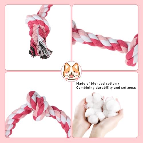 SZEE Dog Rope Toy 2-Pack, Rope Toys for Dogs, Suitable for Small Breeds - Image 5
