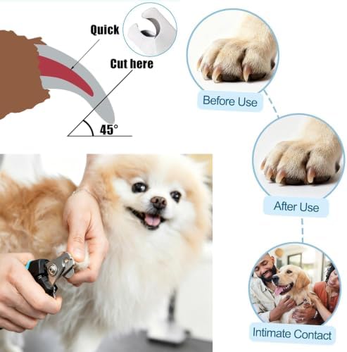 Dog Nail Clipper, Grooming Pet Nail Trimmer with Safety Guard - Image 6