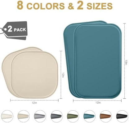 SMILOOL Waterproof Silicone Pet Food Mat with Raised Edge for Dog & Cat - Image 2
