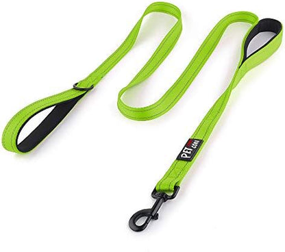Plutus Pet Double Handle Dog Leash, 5 FT Long, for Medium Large Dogs by PLUTUSPET