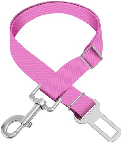 Adjustable pet cat and Dog car seat Belt，SUV, and The Lanyard is Flexible and Adjustable from 20 to 33 inches (Purple) by Unknown