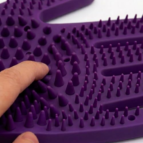 Pet Grooming Gloves for Cats & Dogs – Silicone Hair Removal Glove for Bathing, Shedding & Massage – Gentle Mitt for Long & Short Hair Pets with Drainage System - Image 4