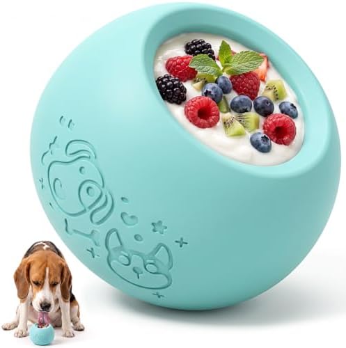 Slow Feeder Dog Lick Bowl, Freeze Dog Enrichment Toys, Lick Toy for Dogs by PETSTA
