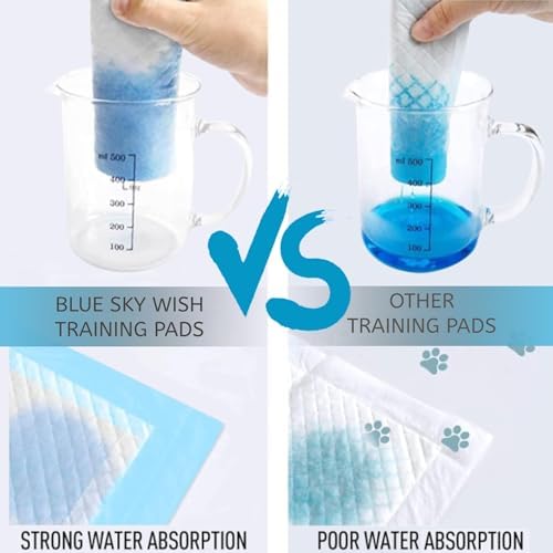 Pet Training Pads, 50 Count Size Medium 18" x 24" Puppy Pads, Absorbent Disposable Pee Pads for Dogs and Puppies (Medium 18x24 inch Pads) - Image 6