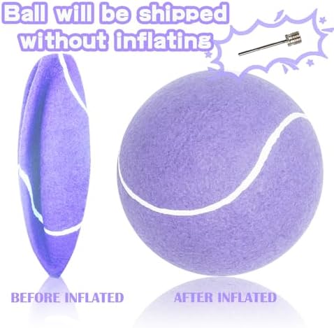 Banfeng Giant Dog Tennis Ball, 9.5" Big Sport Toy Gift for Large Breeds - Image 3