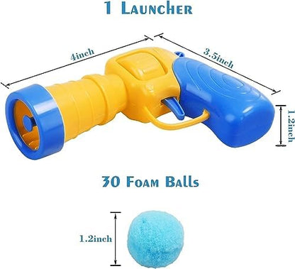 Mewlmart Interactive Cat Toys for Indoor Plush Ball Launcher Cat Enrichment Toys Pom Pom Balls 30 Balls - Image 6