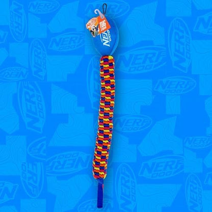 Nerf Dog Rainbow Vortex Chain Tug Dog Toy, Lightweight, Durable and Water Resistant, 19 Inches, For Medium/Large Breeds, Single Unit, Rainbow Colored - Image 6