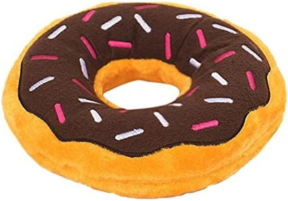 ZippyPaws Donutz Stuffed Dog Toys to Keep Them Busy - Jumbo Chocolate Donut - Image 2