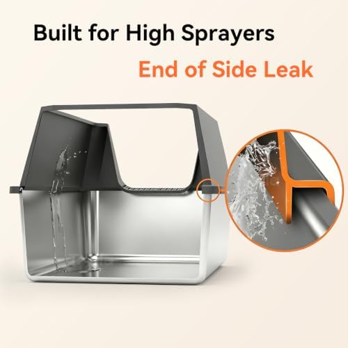 Stainless Steel Litter Box with High Sides, XL - Image 4
