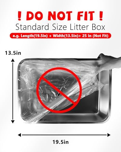 ANWA 25 Count Litter Box Robot 4/5/5 Pro/EVO Waste Bags, White - Image 4