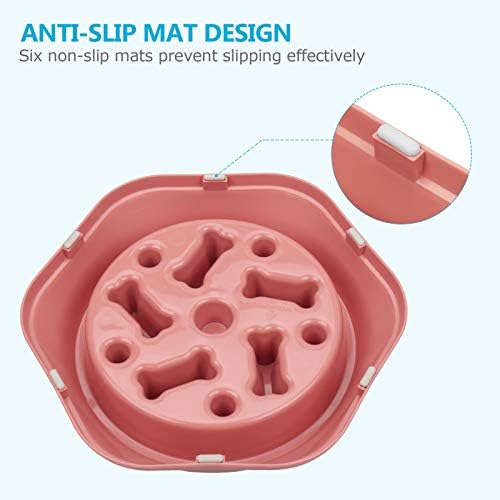 UPSKY Slow Feeder Dog Bowl Anti-Chocking Slower Feeding Pet Puzzle Bowls - Image 4