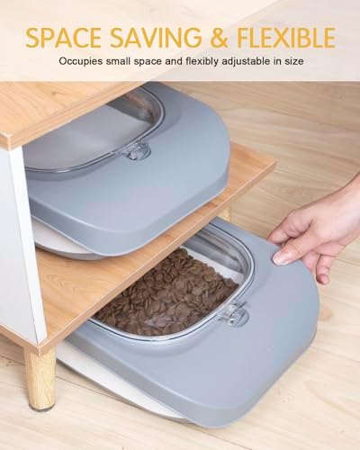HOYTAMDAR 13Lbs Collapsible Dog Food Storage Container,Dog Food Container - Image 4