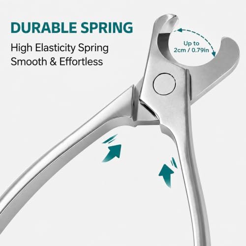 Heavy Duty Dog Nail Clippers for Large Dogs, Thick Nails, Full Metal, Sharp - Image 7