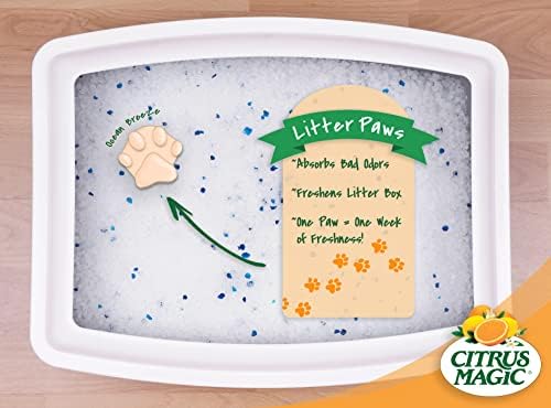 Citrus Magic Pet Odor Eliminator Litter Paws, Ocean Breeze, 6 Paws - Image 3