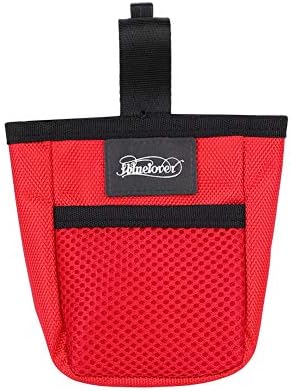 Dog Treat Pouch Pet Training Waist Bag Portable Food Snack Small Item Storage Holder Bag Hook Design Pet Training Reward Pouch Bait Sack Mini Doggie Puppy Bird Snack Carrier Container Pockets by Ibluelover
