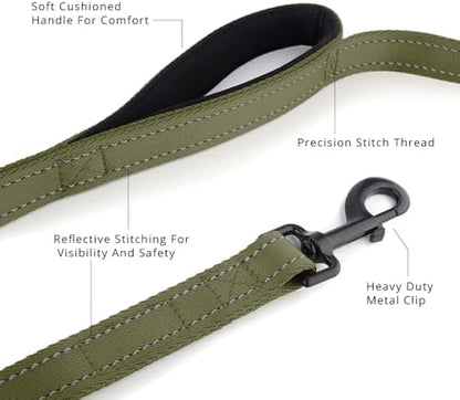 Plutus Pet Double Handle Dog Leash, 6 FT Long, for Medium Large Dogs - Image 2