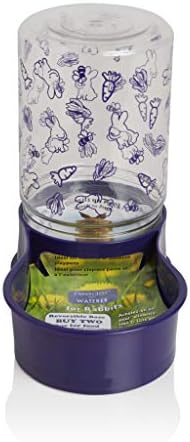 Lixit Reversible Waterer/Feeder for Rabbits and Other Small Animals. (Pack of 1),Purple - Image 3