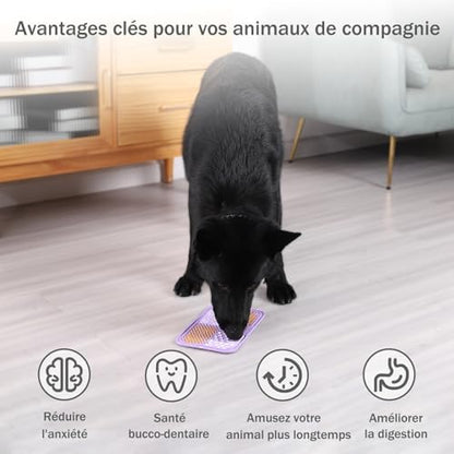 MateeyLife Lick Mat for Dogs & Cats, Slow Feeder Licking Pads for Boredom - Image 6