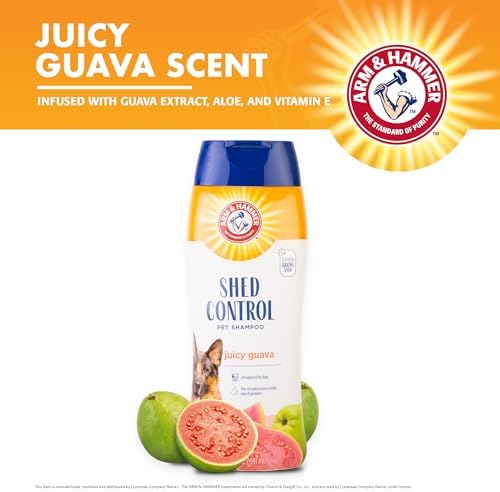 Arm & Hammer Shed Control Dog Shampoo, Juicy Guava Scent, 20 Fl Oz - Image 4