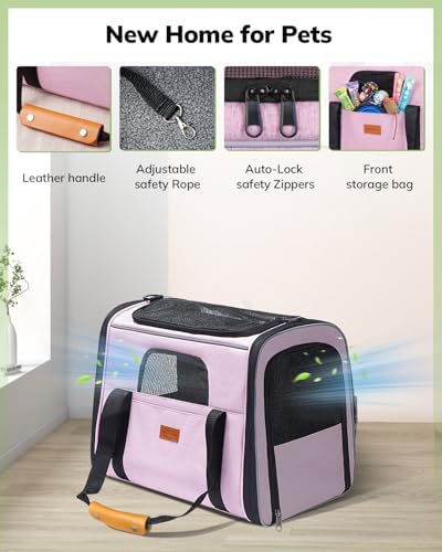 Morpilot Cat Carrier Soft for Large Medium Cats and Puppy up to 20lbs - Image 5
