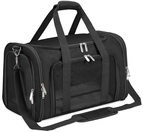 Soft-Sided Cat/Dog/Pet Carrier, Collapsible Pets Travel Carriers by Unknown