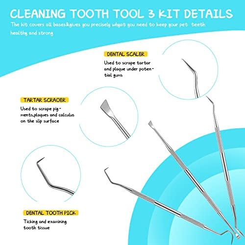 CHENGU 7 Count Dog Teeth Cleaning Kit Home Dental Care - Image 3