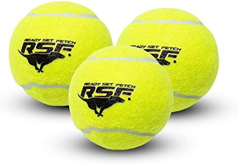 Franklin Sports Ready Set Fetch Squeaker Tennis Ball Dog Toy - 3 Pack by Unknown
