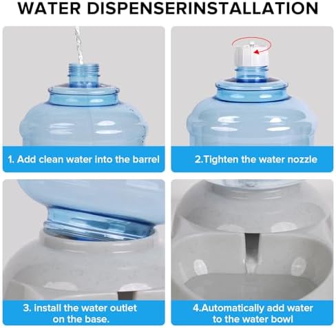 Kenond 3 Gallon Large Dog Water Dispenser, Automatic Gravity Water Bowl - Image 5