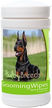 Healthy Breeds Doberman Pinscher Grooming Wipes 70 Count by HealthyBreeds