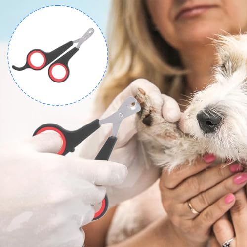 Tiiyee Cat Nail Clipper, Pet Nail Trimmers Bird Claw Scissors Stainless Steel Parrot Cage Essential Grooming Tool for Small Animals Ferrets Bunny Kitten Hamsters Rabbit Puppy Precision Sharp Cut - Image 3