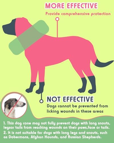 Inflatable Dog Pillow Cone Collar After Surgery, Donut Soft Neck Cone for Chihuahua Pomeranian Small Dogs, etc, Recovery E Collar to Stop Licking Watermelon - Image 5