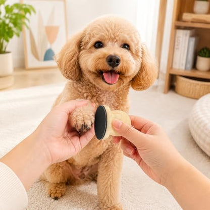 Dog Nail File with Replaceable Filing Disc and Cat Claw Nail Clippers, Dog Nail File Scratch Board Replaceable Sandpaper for Pet Nails Filing, Grooming Tool for Dogs and Cats (Wood Color) - Image 7