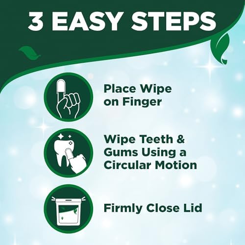 Vet's Best Finger Dental Wipes for Dogs & Cats–Oral Care Wipes for Teeth Cleaning, Fresh Breath, and Tartar Control – Gentle Finger Pads for Pet Dental Hygiene and Plaque Removal,50 Count(Pack of 2) - Image 5