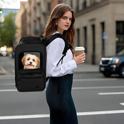 EliteField Deluxe Backpack Pet Carrier for Cats and Dogs (3-Year Warranty) by EliteField