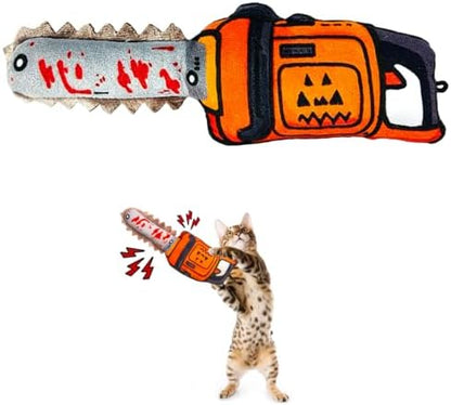 Catnip Toy [2000mg Premium Catnip], Chainsaw Style Cat Kicker Toy by XIFOWE