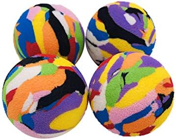PET SHOW 10pcs Pack Cats Interactive Toys Balls for Indoor Cat 35mm Camouflage Soft EVA Foam Ball for Kitten Chase Playing Toy for Small Dogs Animals Puppies - Image 4
