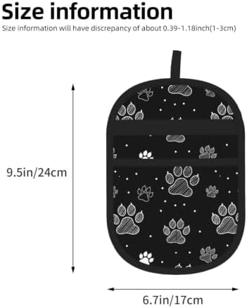 Dog Cat Paw Doodle Puppy Polka Dots Pet Hair Removal Glove For Cats Dogs - Image 3