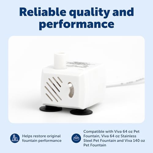 PetSafe Viva Pet Fountain Replacement Pump, Fits 64 oz & 140 oz Fountains - Image 4