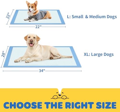 Powools Puppy Pads for Dogs, 34 x 28 in, 6-Layer, Leak-Proof, 100-Pack - Image 6