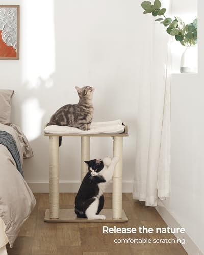 FourFurPets Modern Cat Tree for Large Cats, Full Sisal Cat Scratching Post - Image 3