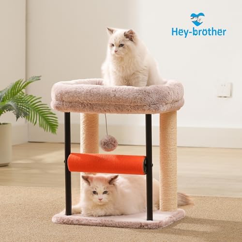 Hey-brother Cat Tree, Sturdy Tower with Sisal-Wrapped Columns, MPJ010SMU - Image 2