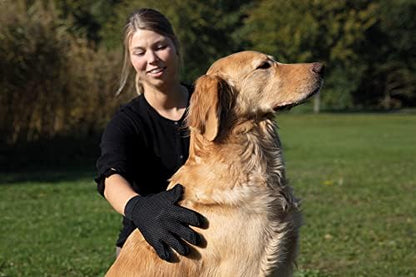 TRIXIE Pet Grooming Glove for Dogs and Cats, Cleans and Gently Softens Coat - Image 5
