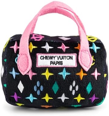 Haute Diggity Dog Chewy Vuiton Handbag Plush Dog Toy, Designer Parody Toy by HauteDiggityDog